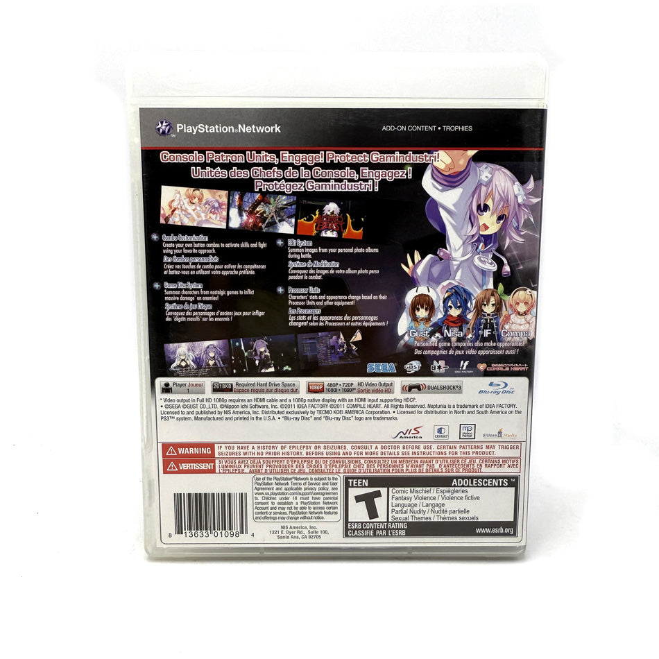 Hyperdimension Neptunia Playstation 3