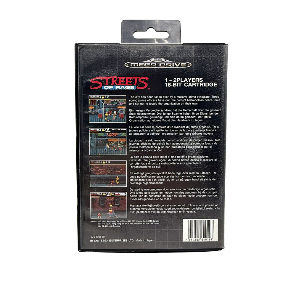 Streets of Rage Sega Megadrive