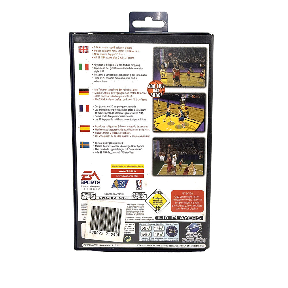 NBA Live 97 Sega Saturn