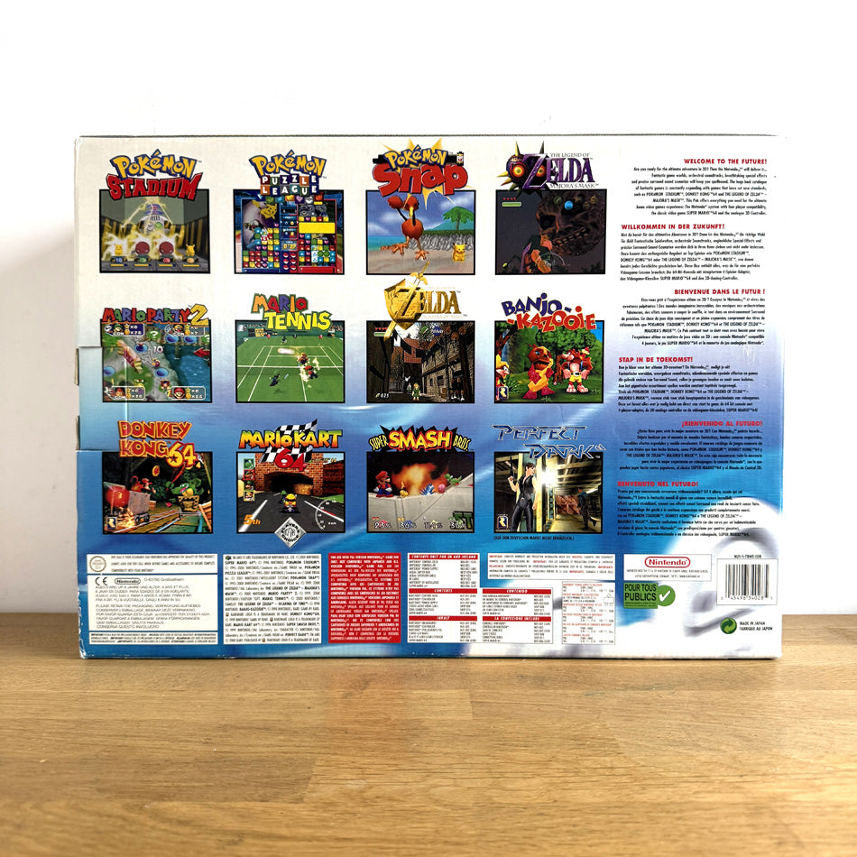 Console Nintendo 64 Clear Blue Super Mario 64 Pack (RARE)