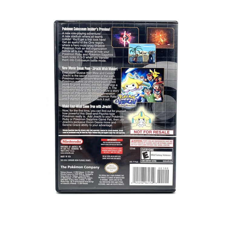 Pokemon Colosseum Bonus Disc for Nintendo 2024 GameCube - RARE!