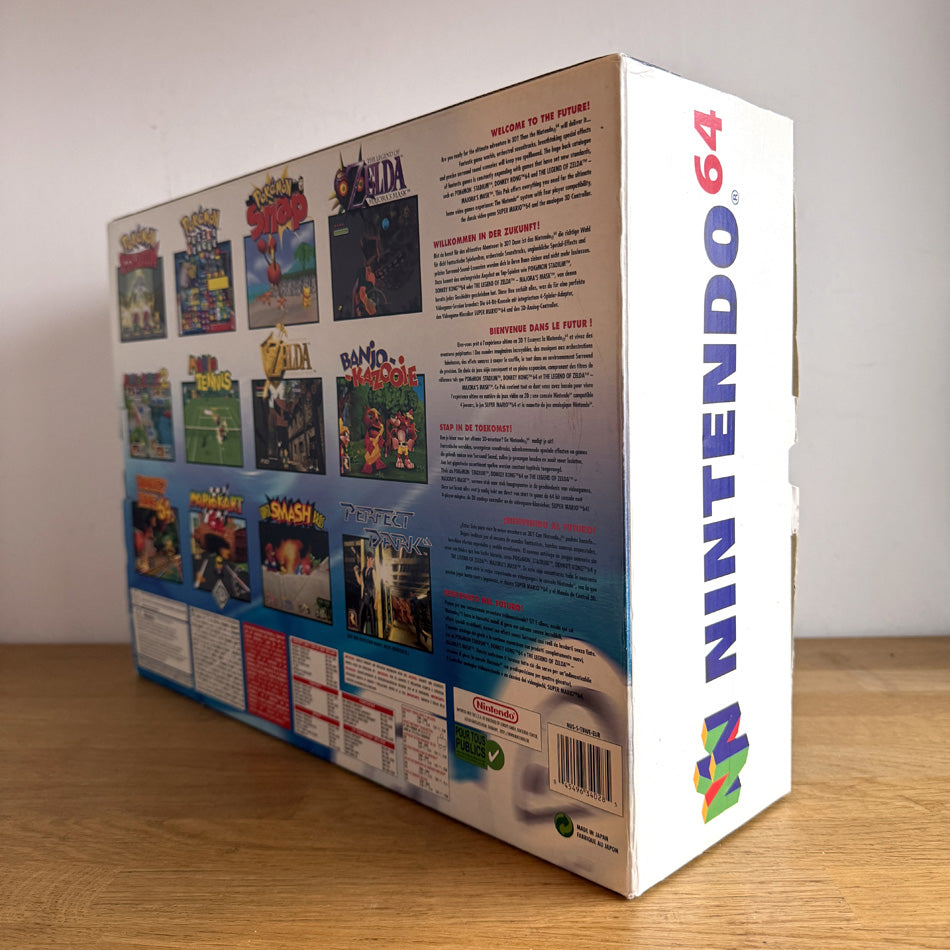 Console Nintendo 64 Clear Blue Super Mario 64 Pack (RARE)