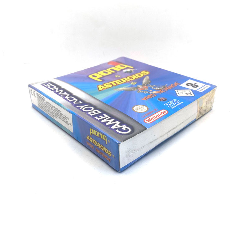 Pong & Asteroids & Yars Revenge Nintendo Game Boy Advance