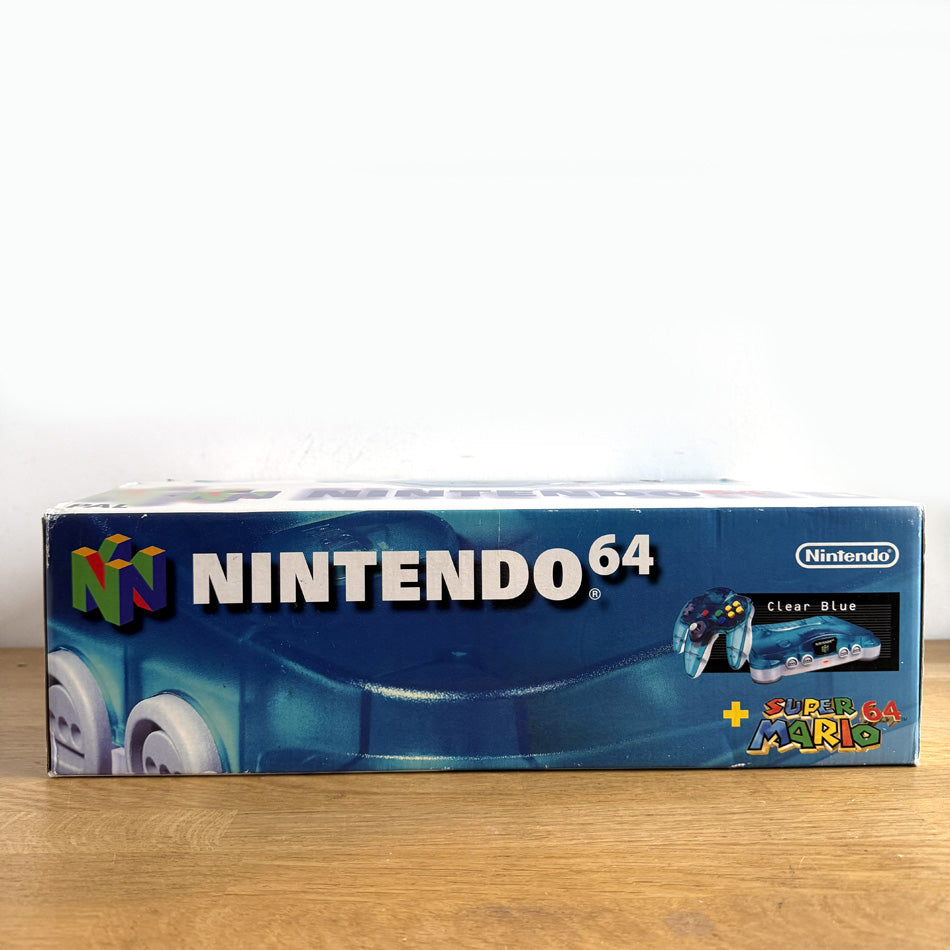 Console Nintendo 64 Clear Blue Super Mario 64 Pack (RARE)