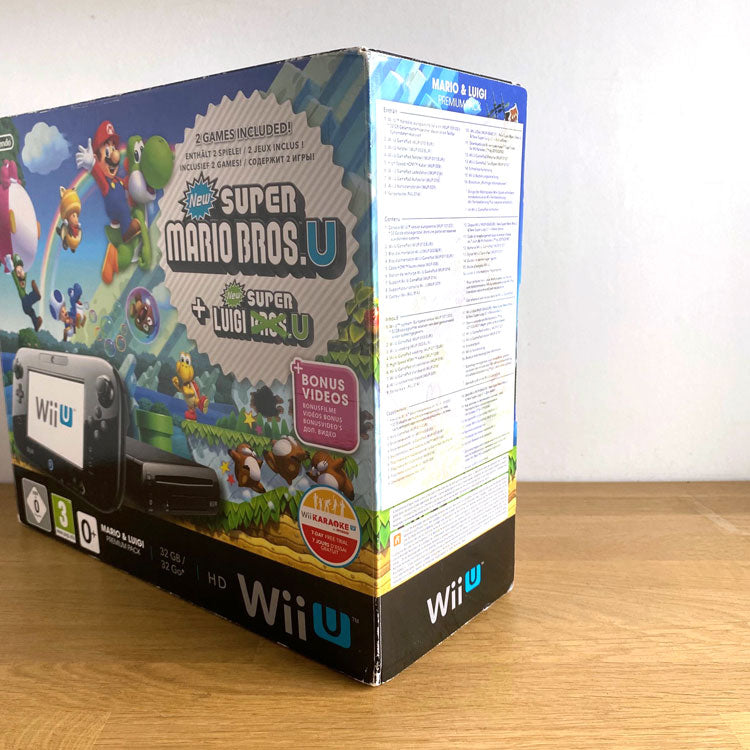 Restored Nintendo Wii U 32GB Video Game Console with Super Mario Bros U +  Luigi U Games (Refurbished) 