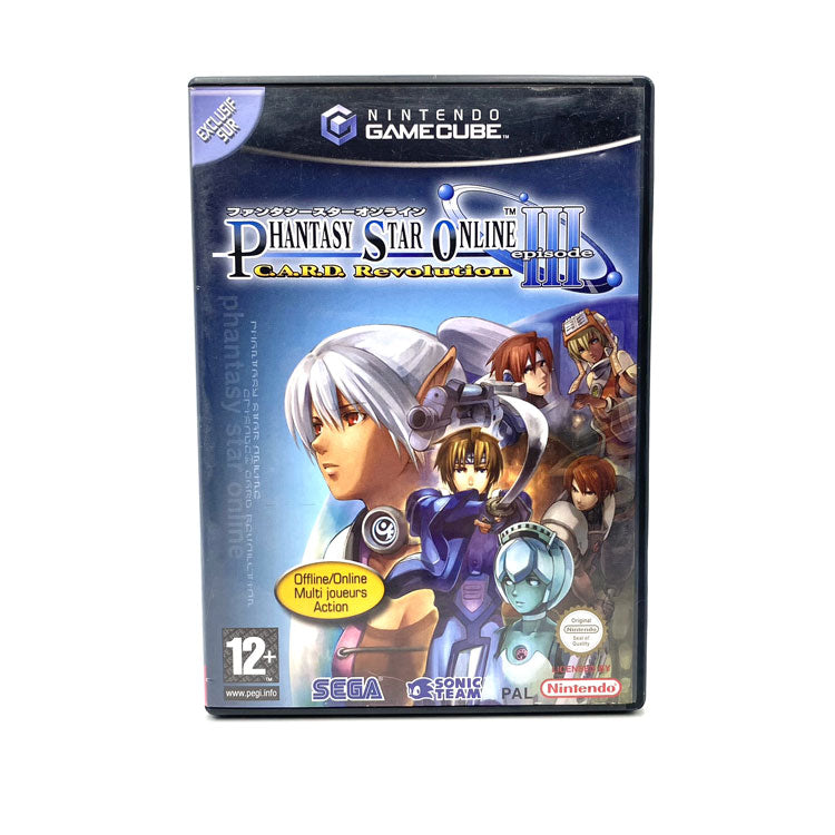 Phantasy Star Online Episode III C.A.R.D. Revolution Nintendo Gamecube 