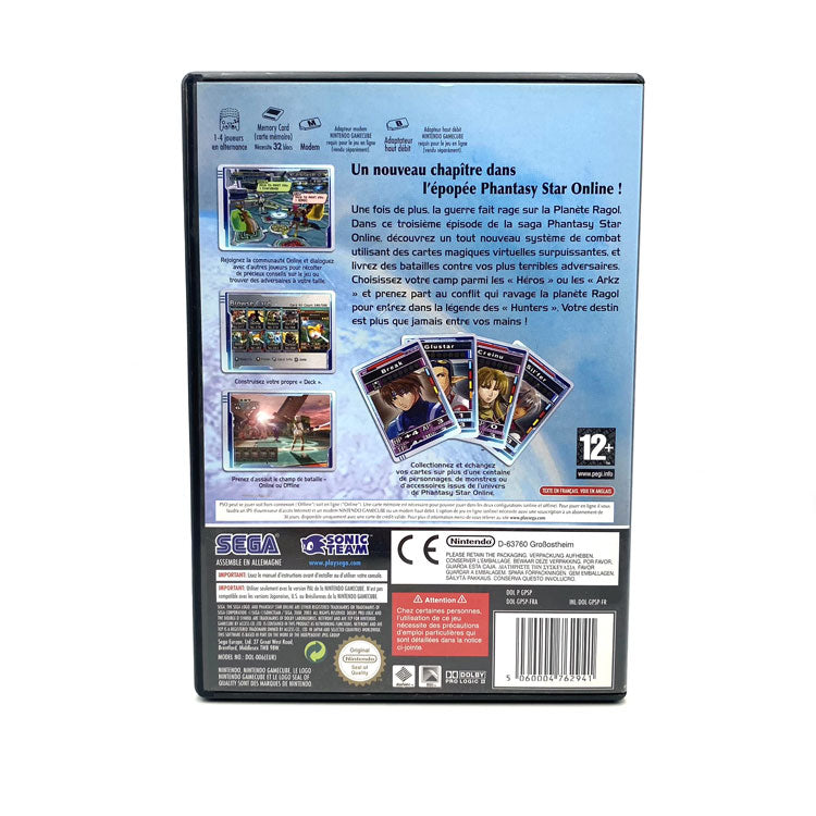 Phantasy Star Online Episode III C.A.R.D. Revolution Nintendo Gamecube 