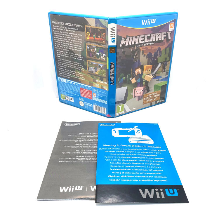 Boite vide Minecraft Wii U Edition Nintendo Wii U