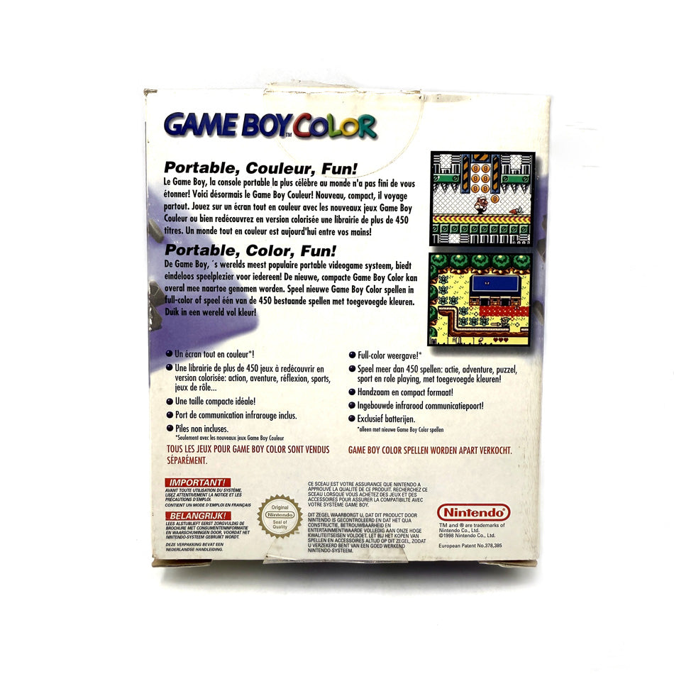 Console Nintendo Game Boy Color Atomic Purple
