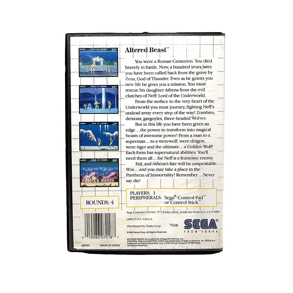 Altered Beast Sega Master System