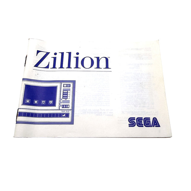 Notice Zillion Sega Master System