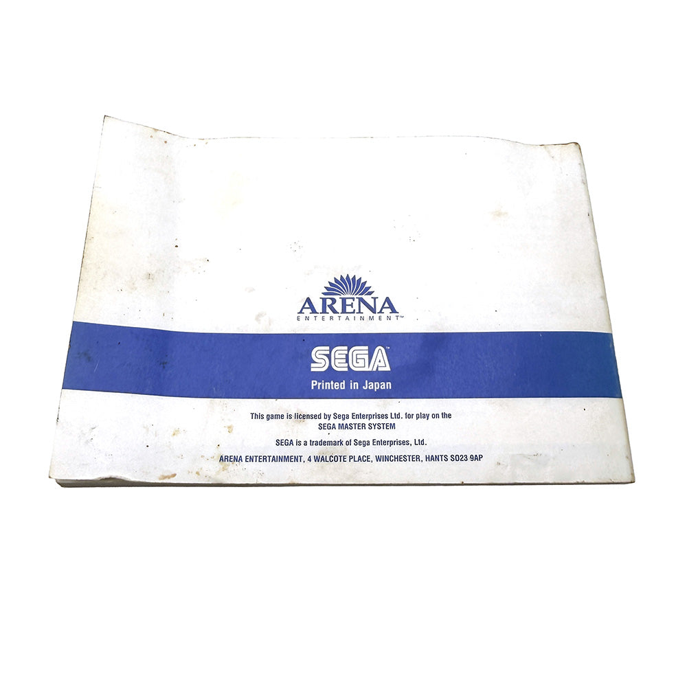 Notice Predator 2 Sega Master System