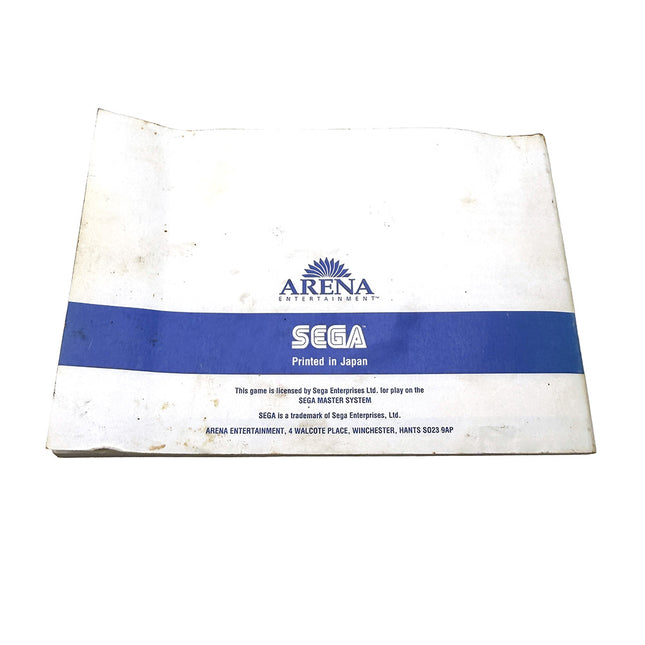 Notice Predator 2 Sega Master System