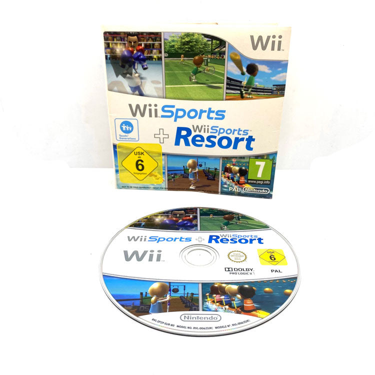 Wii Sports + Wii Sports Resort Nintendo Wii