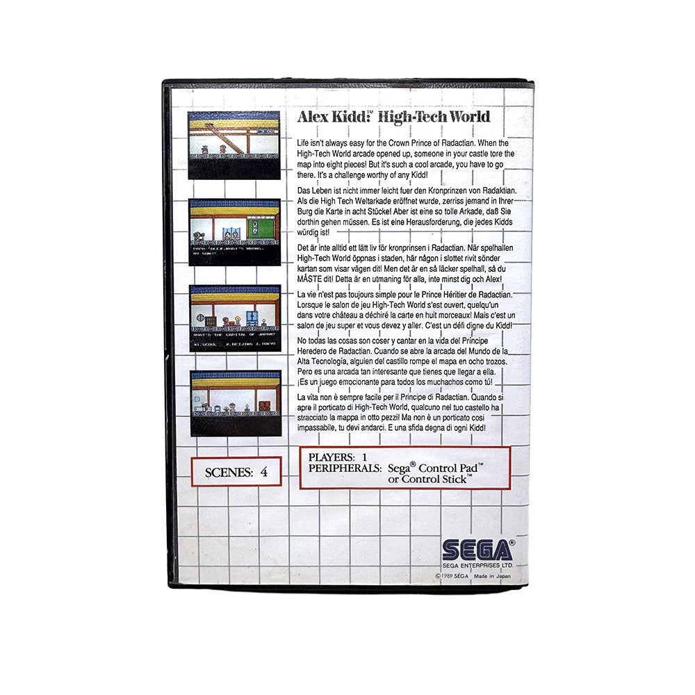 Alex Kidd High-Tech World Sega Master System