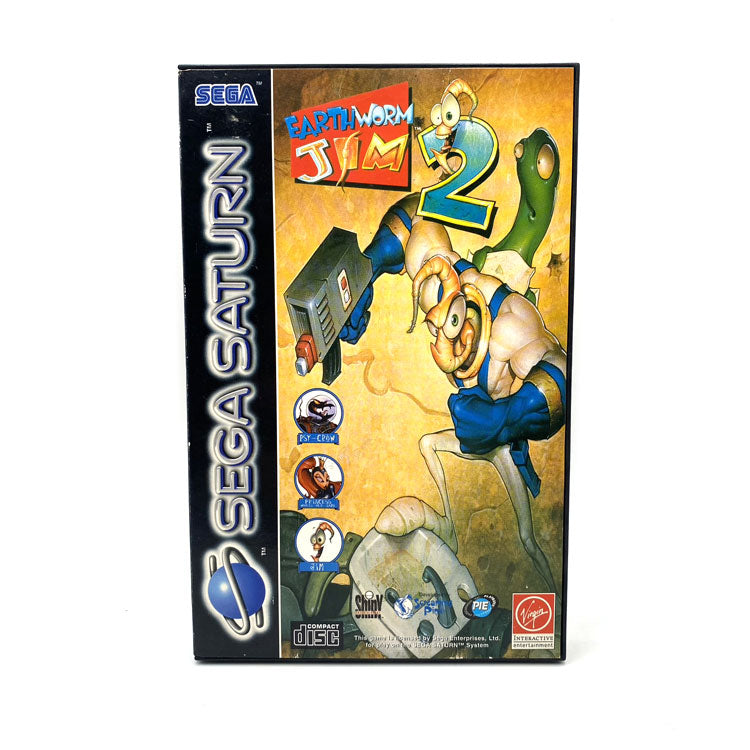 Earthwrom Jim 2 Sega Saturn