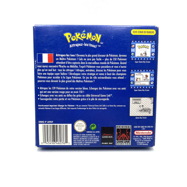 Pokemon Version Bleue Nintendo Game Boy