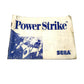 Notice Power Strike Sega Master System