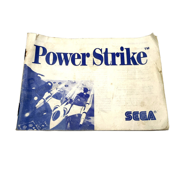 Notice Power Strike Sega Master System