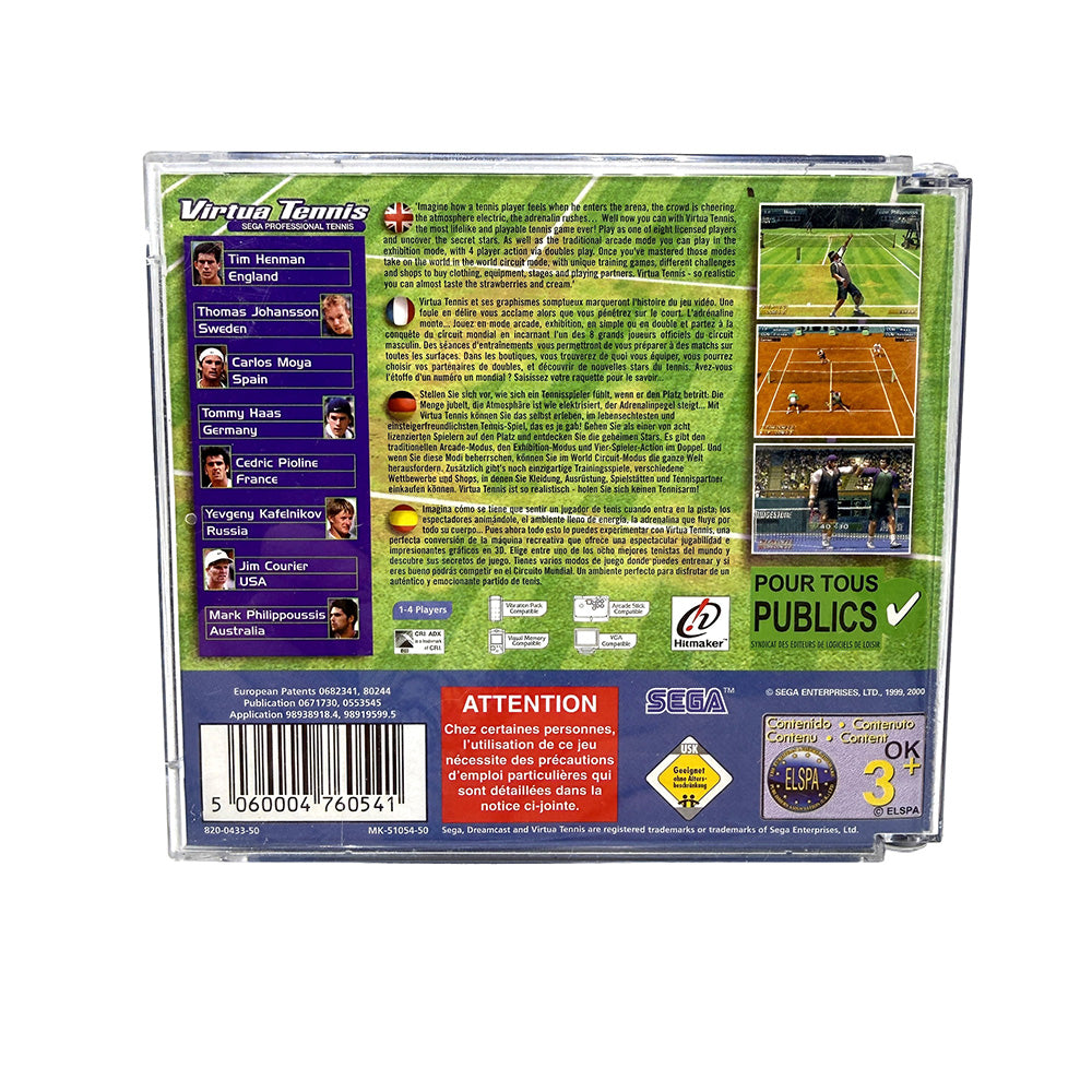 Virtua Tennis Sega Dreamcast