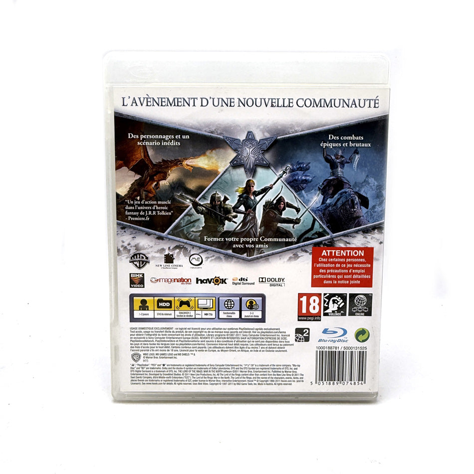 Le Seigneur des Anneaux La Guerre du Nord Playstation 3
