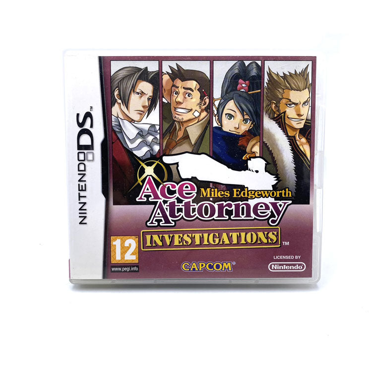 Miles Edgeworth Ace Attorney Investigations Nintendo DS 