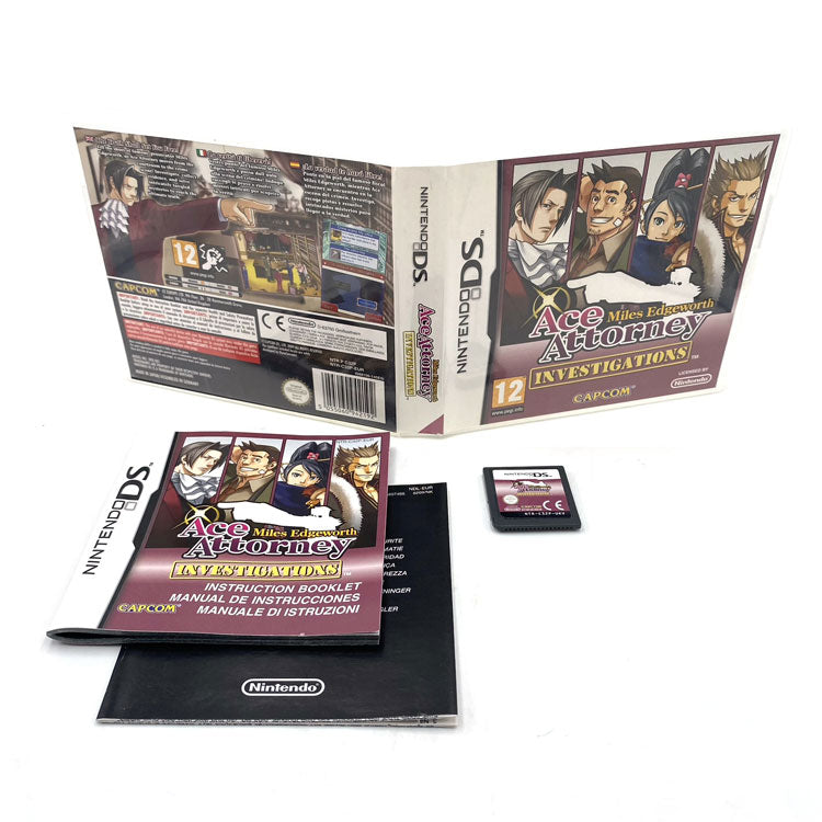 Miles Edgeworth Ace Attorney Investigations Nintendo DS 