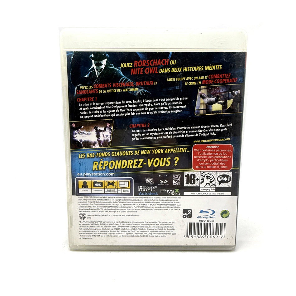 Watchmen La Fin Approche Chapitres 1 & 2 Playstation 3