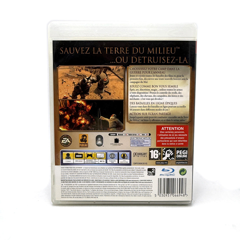 Le Seigneur des Anneaux L'Age des Conquêtes Playstation 3