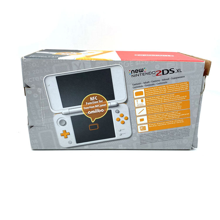 Console Nintendo New 2DS XL White/Orange + 2 jeux 