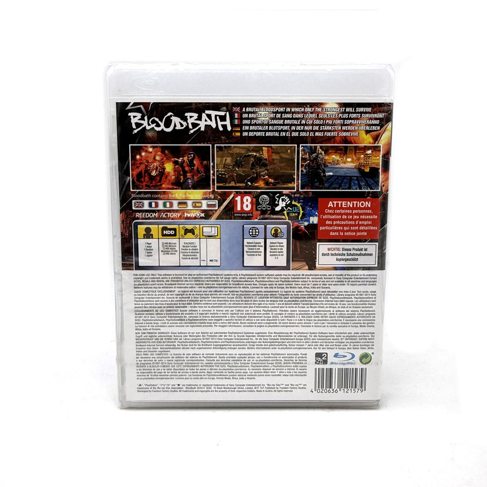 Blood Bath Playstation 3 