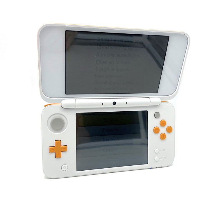 Console Nintendo New 2DS XL White/Orange + 2 jeux 