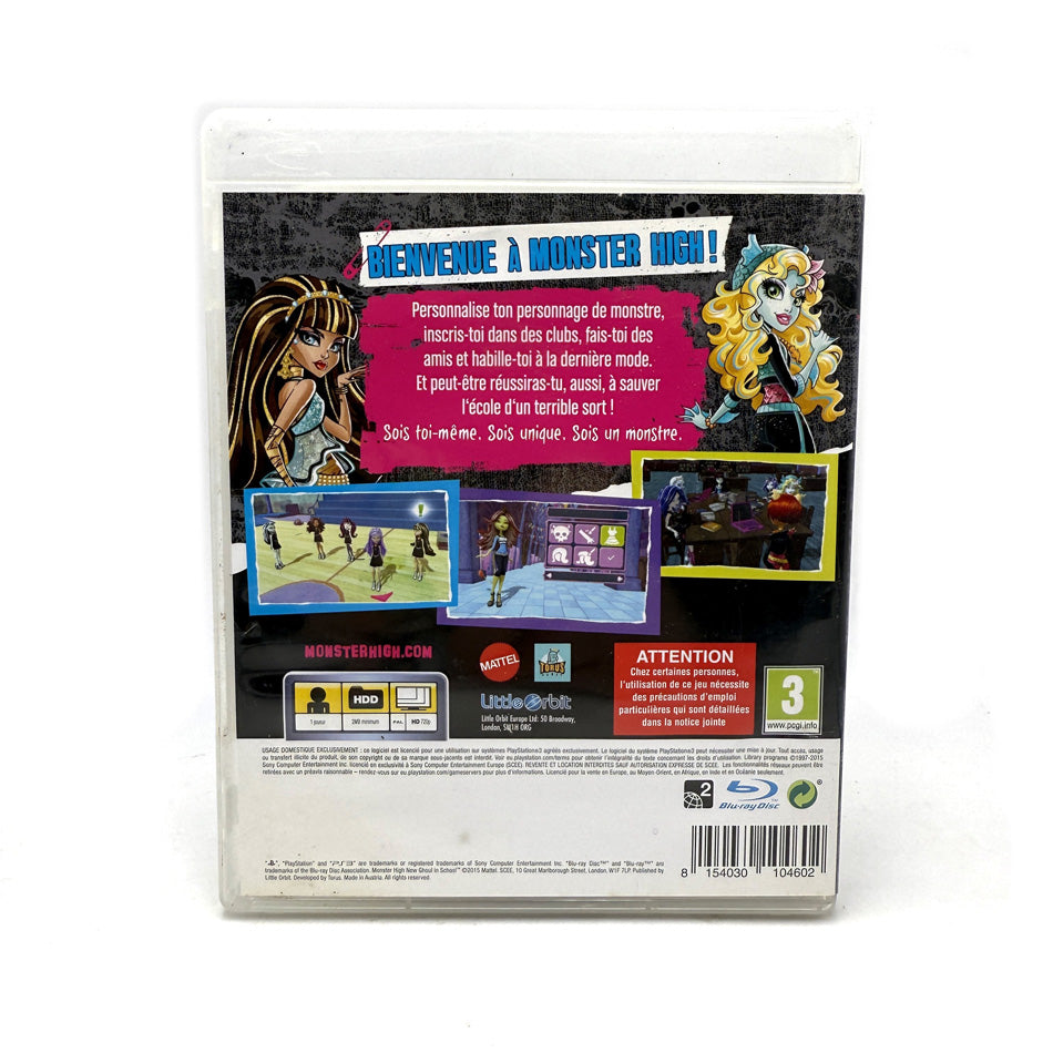 Une Nouvelle Élève à Monster High Playstation 3