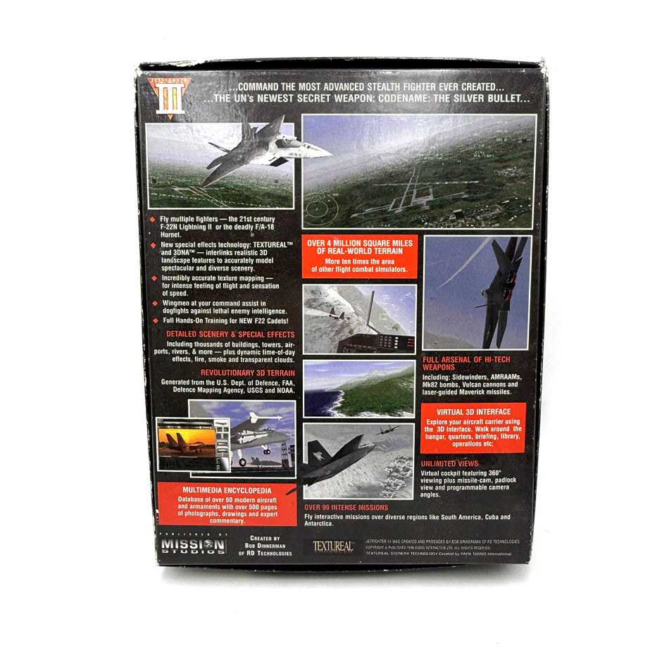 Jetfighter III Combat Flight Simulator PC Big Box