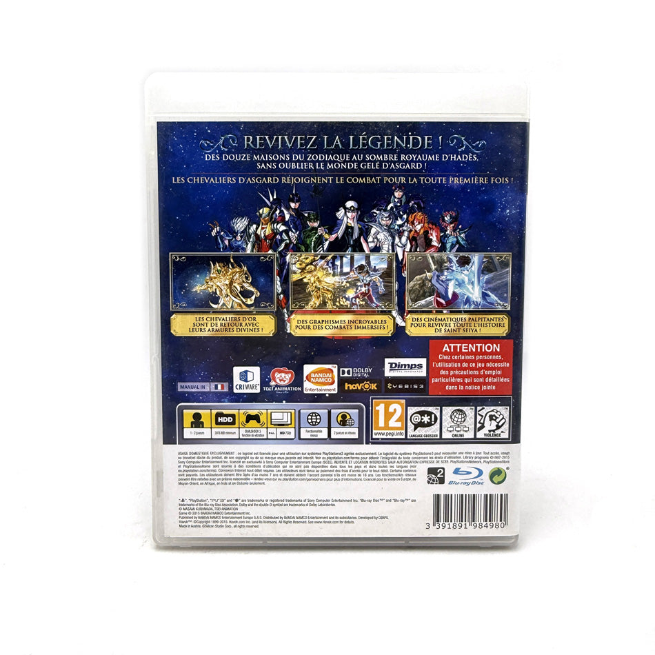 Saint Seiya: Soldiers' Soul Playstation 3 (Les Chevaliers du Zodiaque)