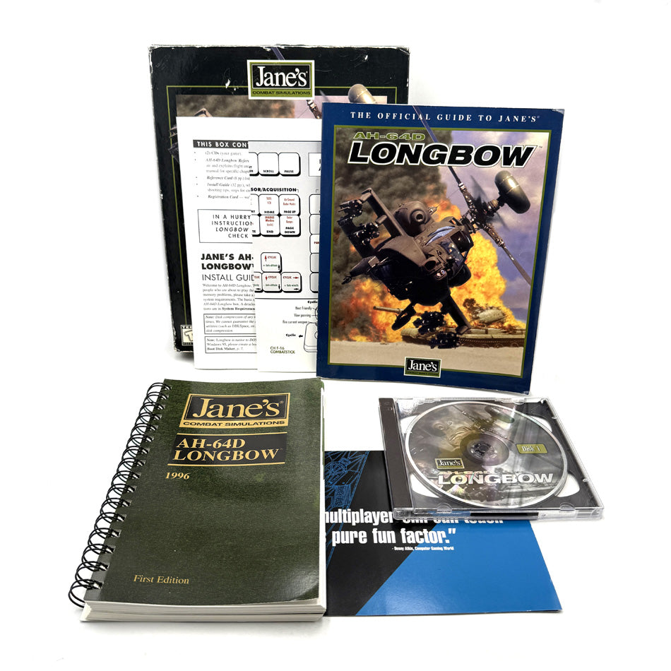 Jane's Combat Simulation AH-64D Longbow PC Big Box 