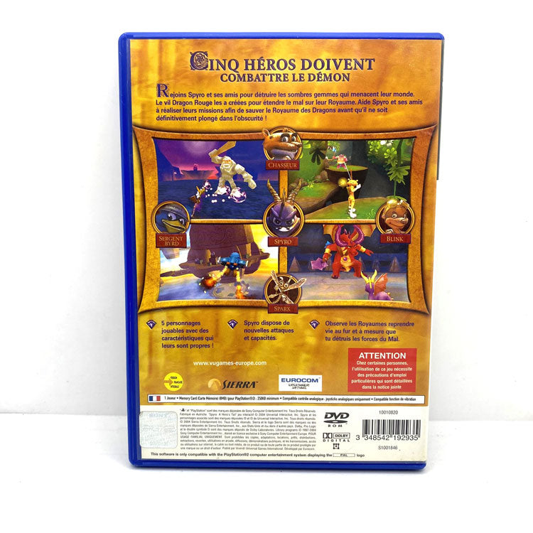 Spyro A Hero's Tail Playstation 2