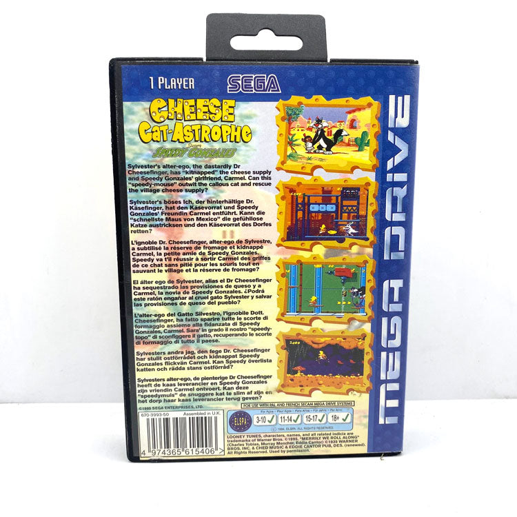 Cheese Cat-Astrophe Sega Megadrive