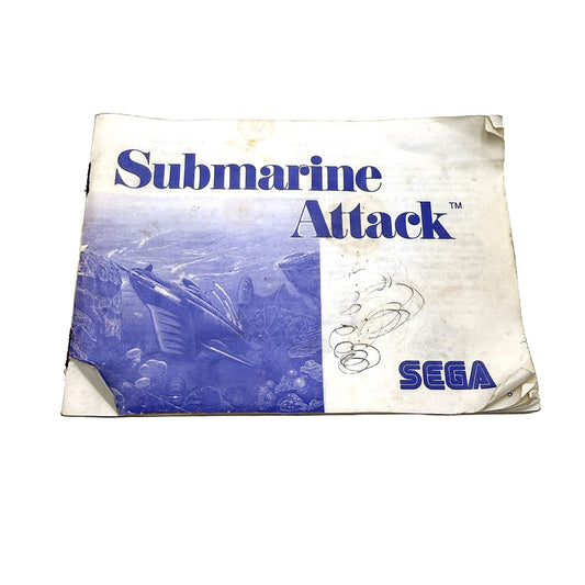 Notice Submarine Attack Sega Master System