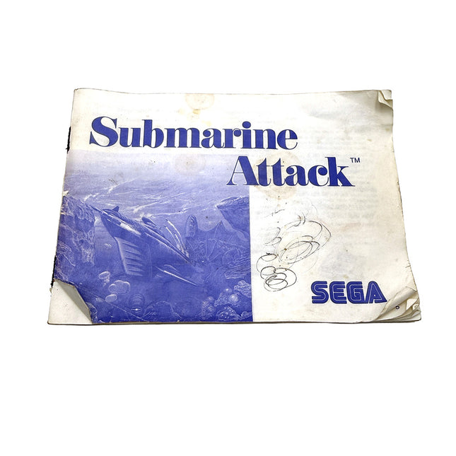 Notice Submarine Attack Sega Master System