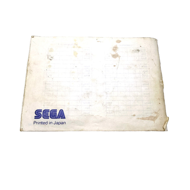 Notice Submarine Attack Sega Master System