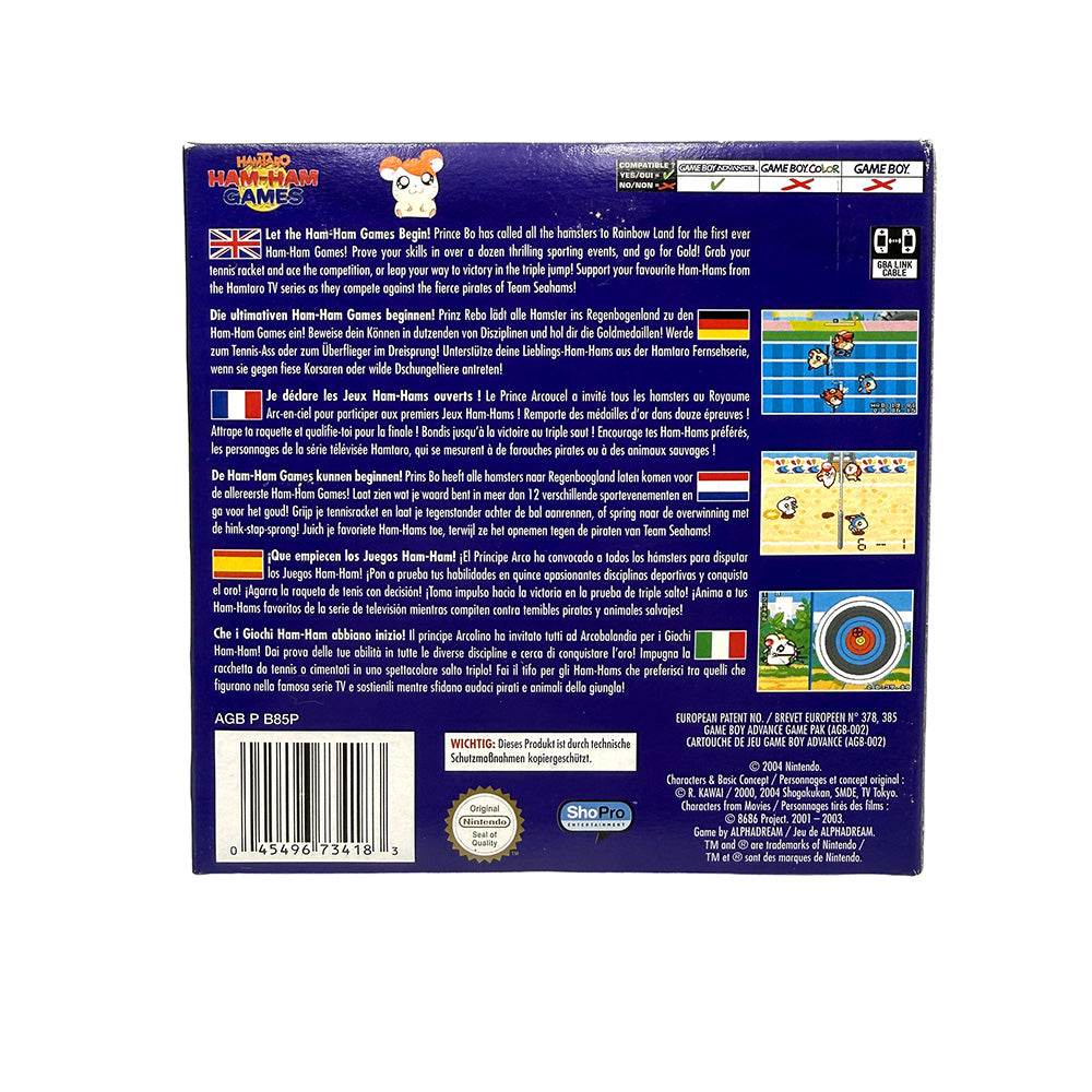 Hamtaro Ham-Ham Games Nintendo Game Boy Advance