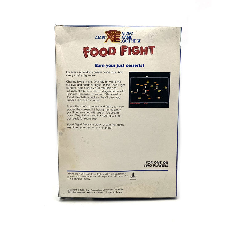 Food Fight Atari XE