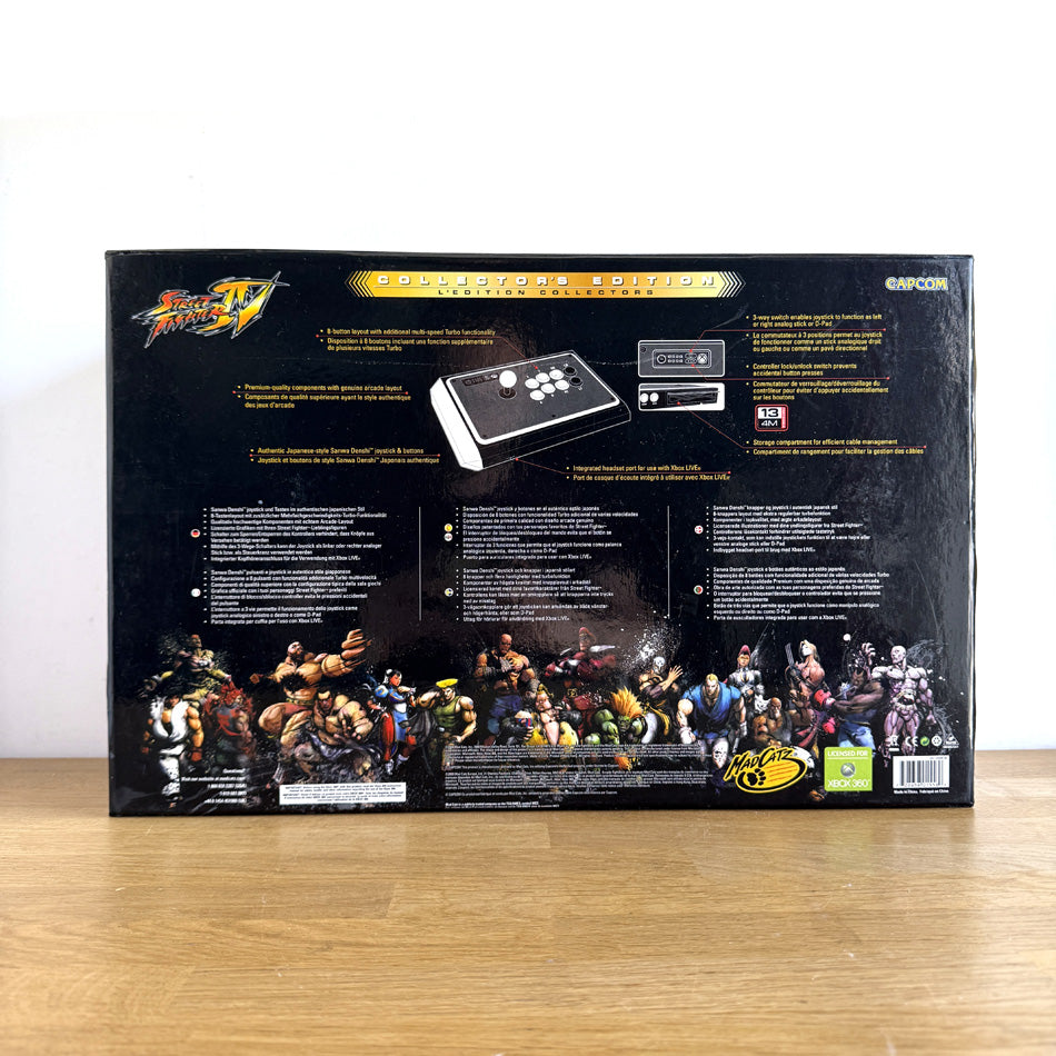 Arcade Fightstick Tournament Edition MadCatz Street Fighter IV Collector's Edition Xbox 360