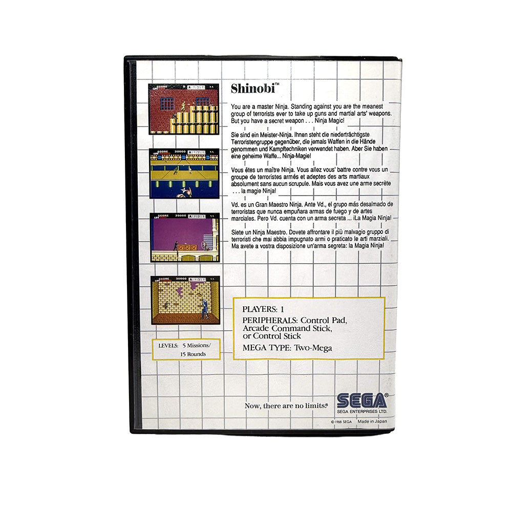 Shinobi Sega Master System