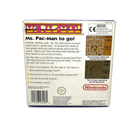 Ms. Pac-Man Nintendo Game Boy