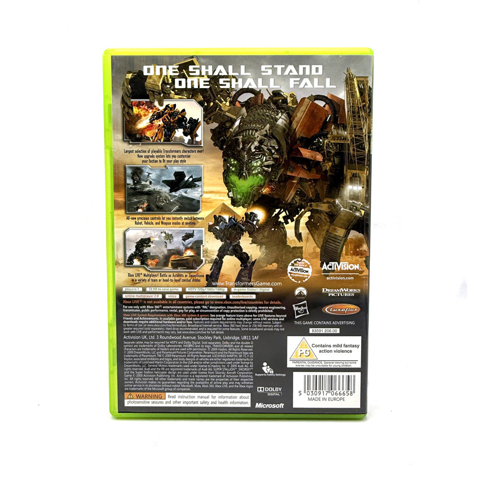 Transformers Revenge Of The Fallen Xbox 360