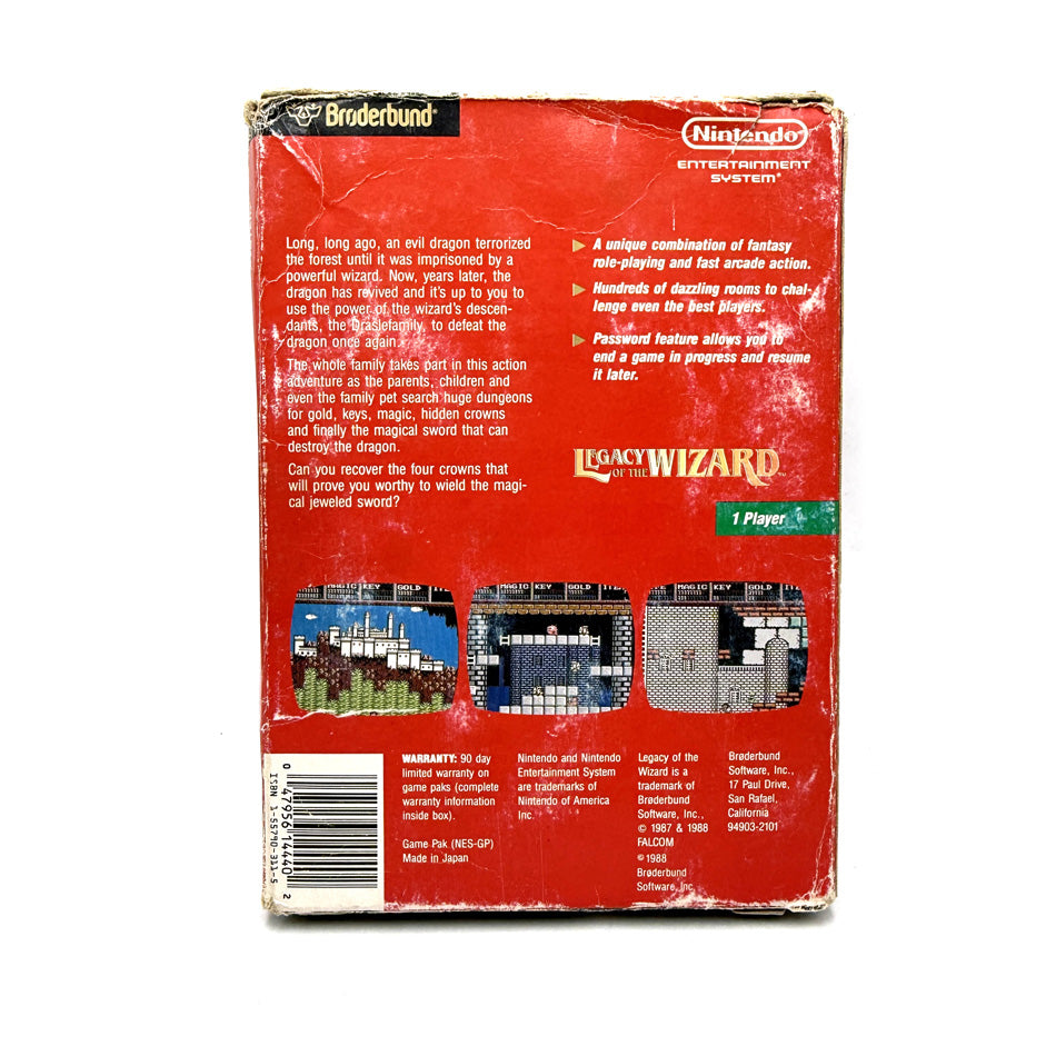Legacy Of The Wizard Nintendo NES
