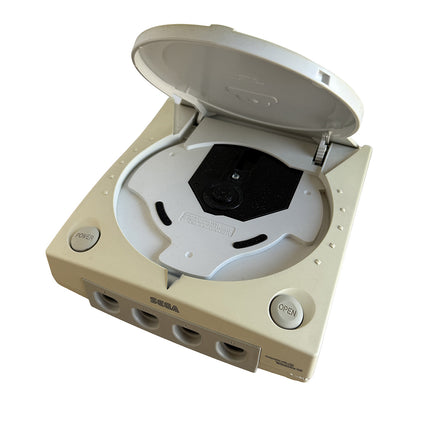 Console Sega Dreamcast HS à réparer ou pour pièces : vue détaillée de l’exemplaire