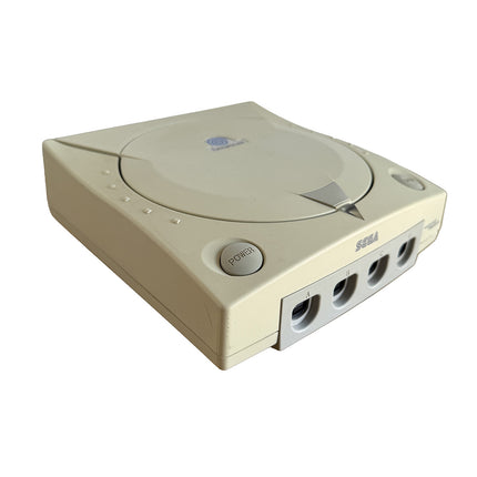 Console Sega Dreamcast HS à réparer ou pour pièces : vue détaillée de l’exemplaire
